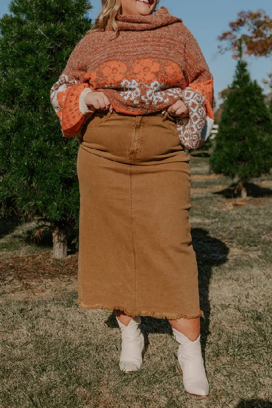 Risen The Raleigh Denim Skirt Curves