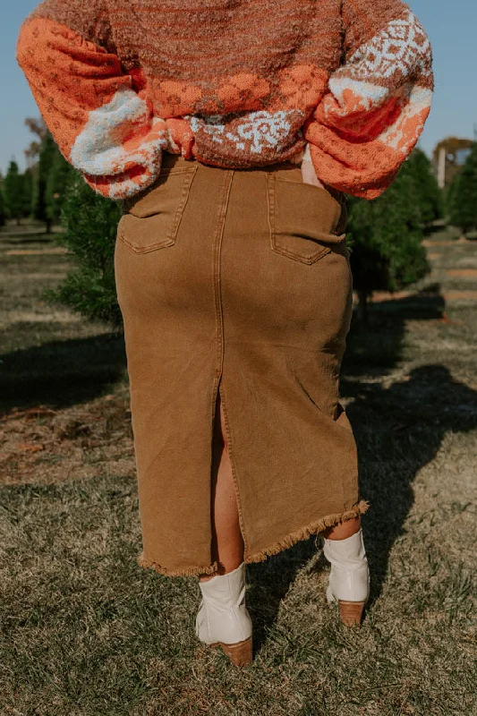 Risen The Raleigh Denim Skirt Curves